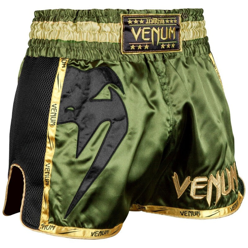 Giant Muay Thai Shorts - KhakiBlack
